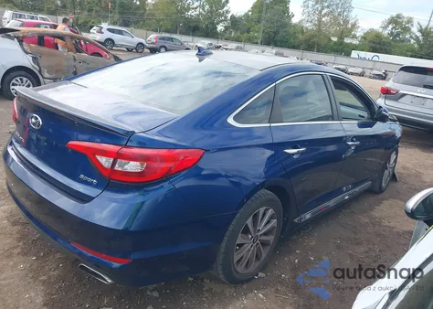 2015 Hyundai Sonata Sport из США, поврежденный, VIN 5NPE34AF0FH076028